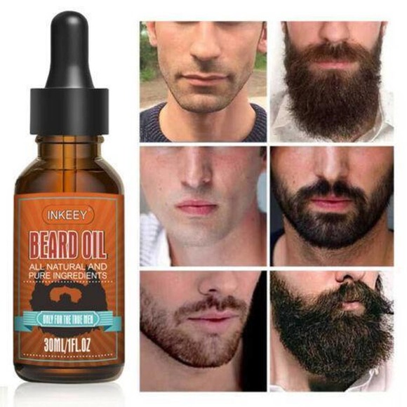Beard Oil For MEN Hair Growth Oil Serum Mustache Grooming Growing Moisturizer US main image 7